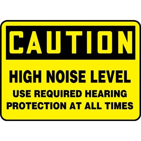 OSHA CAUTION Safety Sign HIGH NOISE MPPA639VA